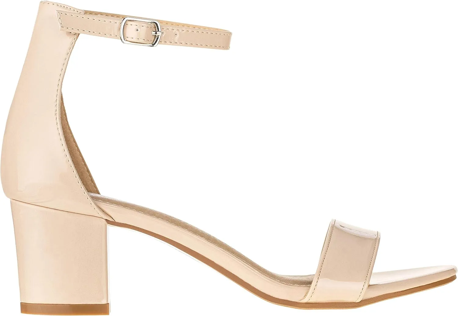 ILLUDE Women’s Fashion Ankle Strap Kitten Heel Sandals - Adorable Cute Low Block Heel – Jasmine