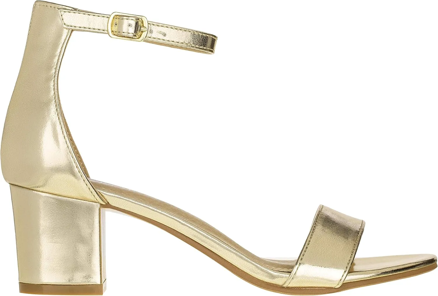 ILLUDE Women’s Fashion Ankle Strap Kitten Heel Sandals - Adorable Cute Low Block Heel – Jasmine