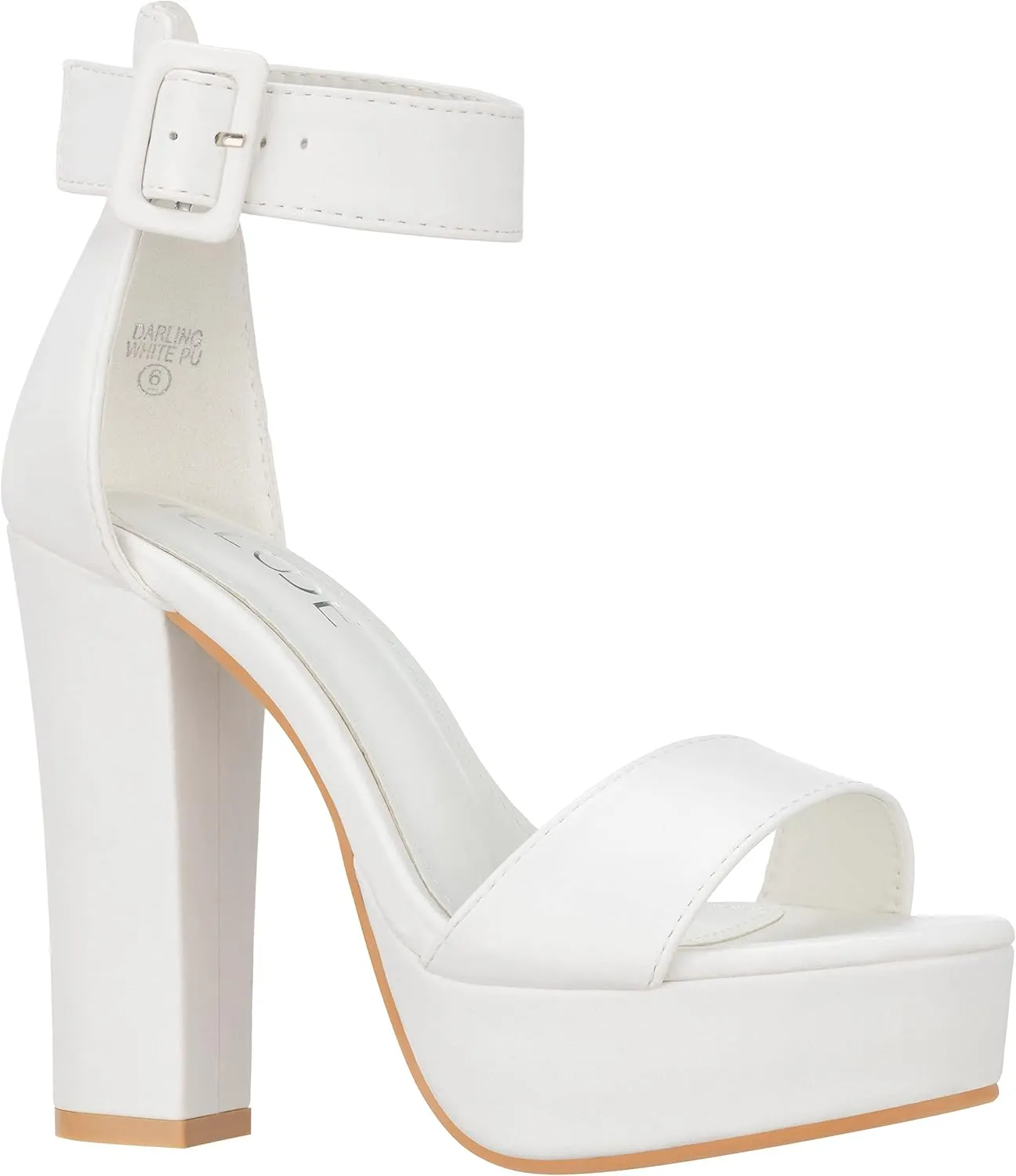 ILLUDE Women's High Heel Platform Sandals Ankle Strap Chunky Heel Sexy Party Heeled Sandals – Darling