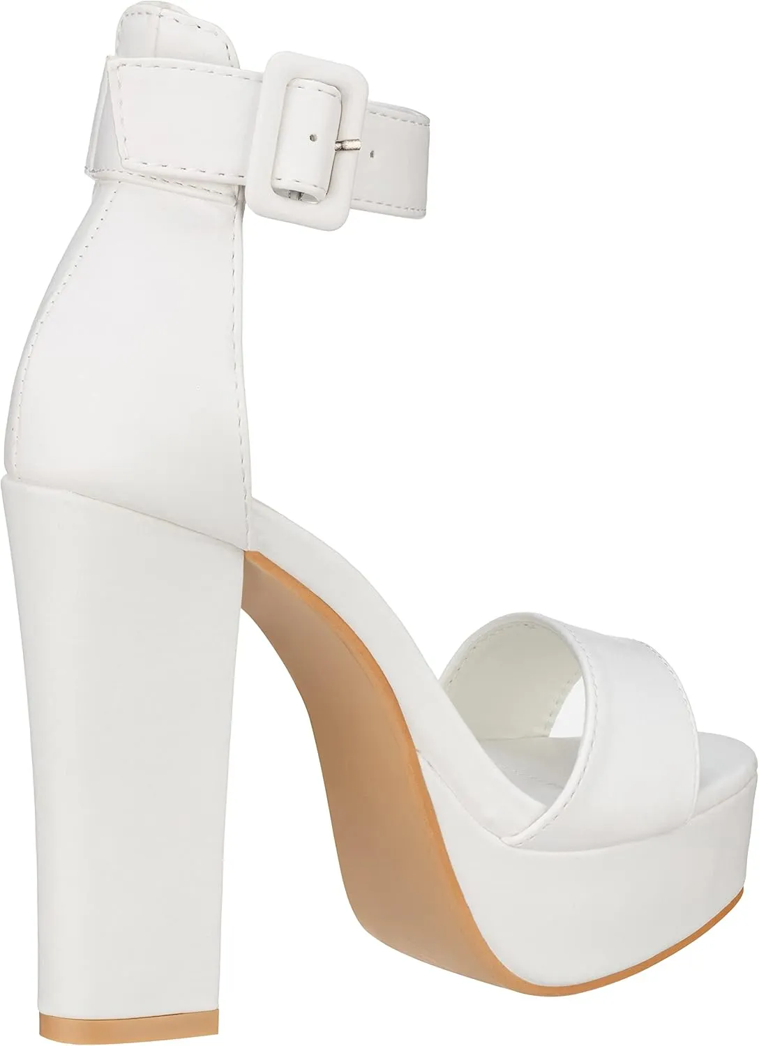 ILLUDE Women's High Heel Platform Sandals Ankle Strap Chunky Heel Sexy Party Heeled Sandals – Darling