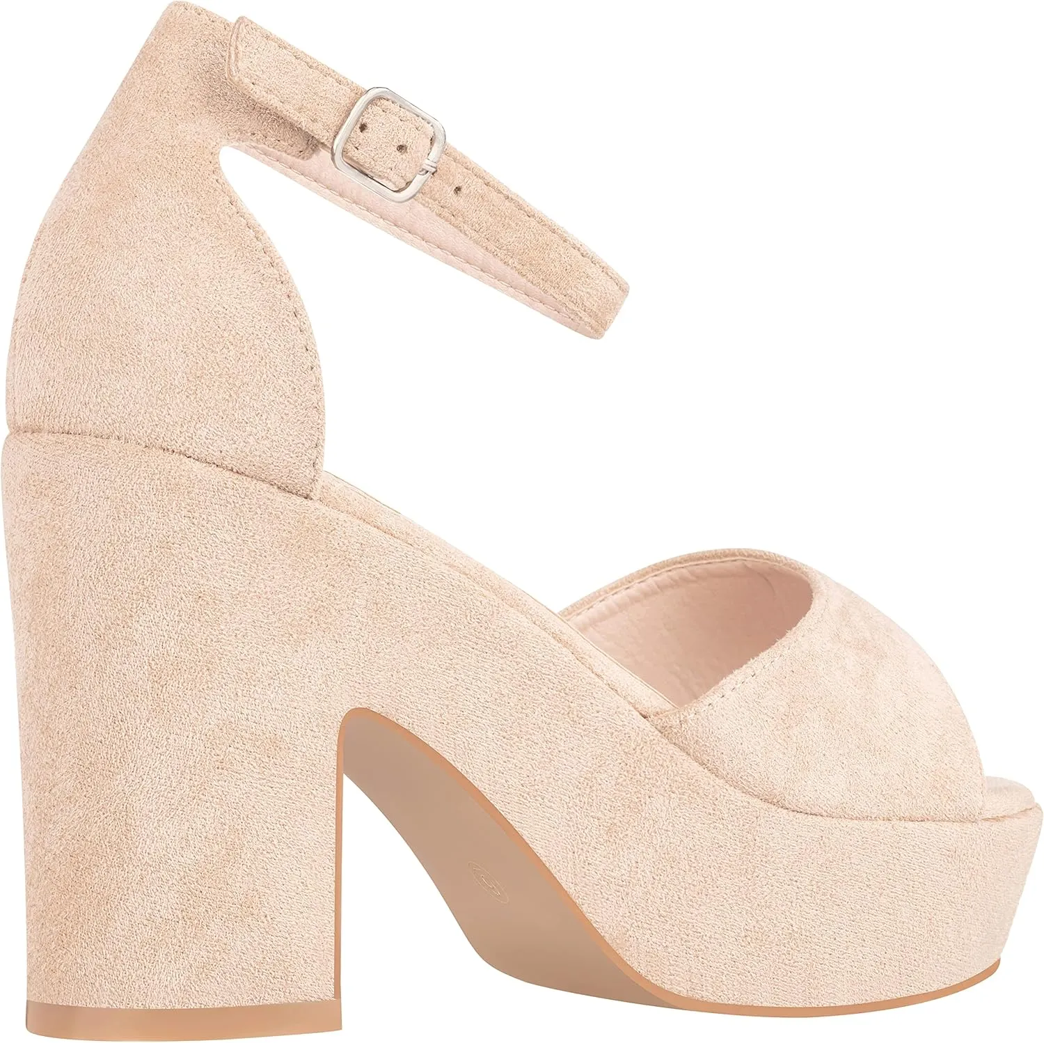 ILLUDE Women's Platform Heels Sandals Ankle Strap Block Chunky Heel Open Toe Platform Wedge Sandals – Cleo
