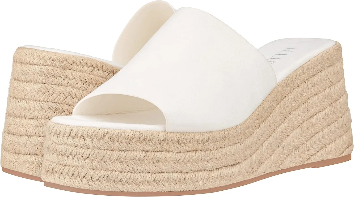 ILLUDE Women's Wedge Sandal Espadrille Platform Slip On Open Toe Wedge Heel Sandals