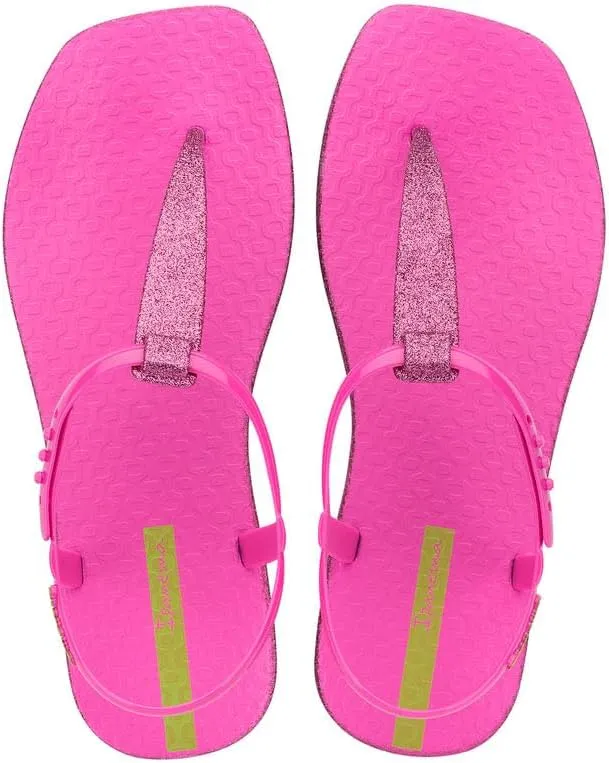 Ipanema Class Edge Glow Womens Sandals - Comfy Stylish Glitter T-Strap Thong Sandals, Adjustable Ankle Strap, Summer Dress Sandals, Dressy Sandals for Women, Flat Sandals