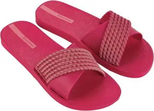 Ipanema Women's Street II Slides - Comfortable and Trendy Slip-On Sandals, Flip Flops for Women with Wide, Minimalist, Crisscross Upper
