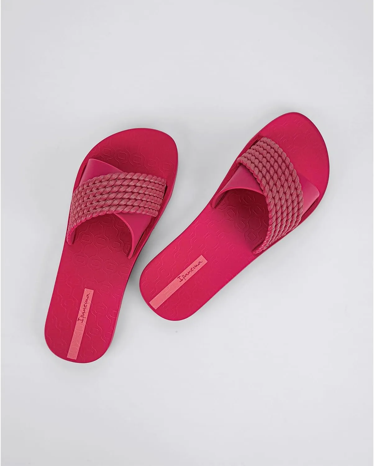 Ipanema Women's Street II Slides - Comfortable and Trendy Slip-On Sandals, Flip Flops for Women with Wide, Minimalist, Crisscross Upper