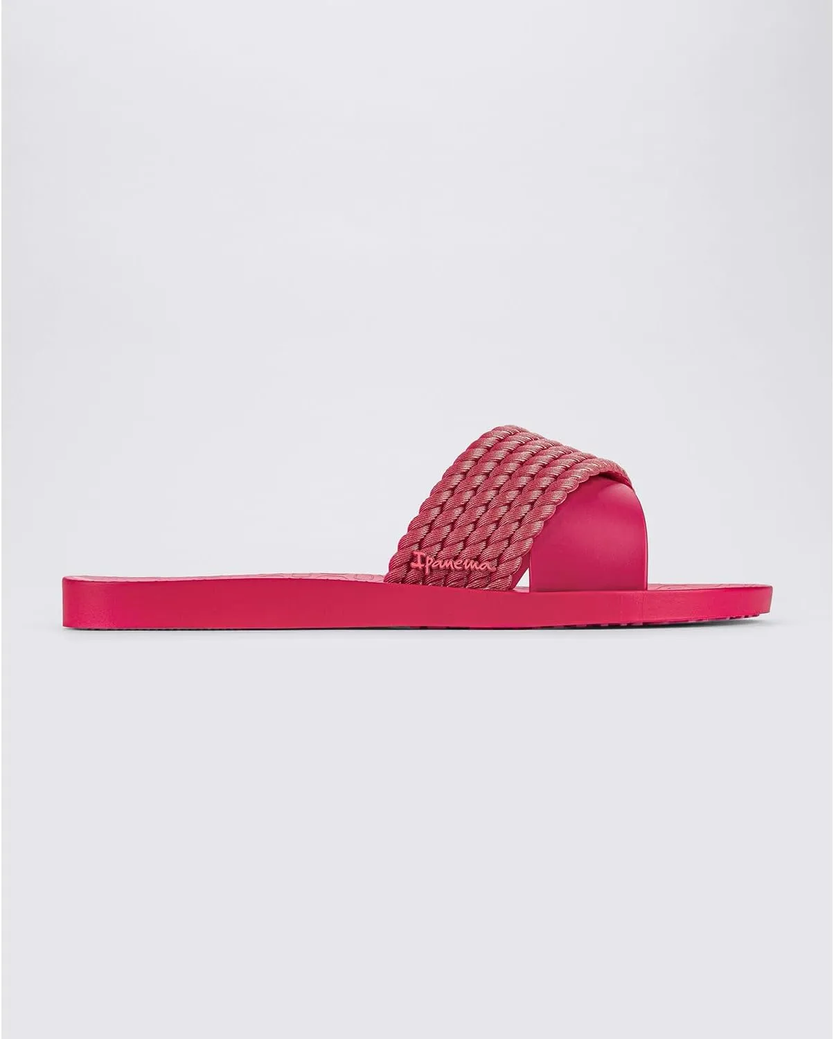 Ipanema Women's Street II Slides - Comfortable and Trendy Slip-On Sandals, Flip Flops for Women with Wide, Minimalist, Crisscross Upper