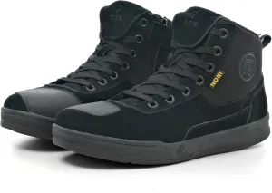 IRON JIA'S Motorcycle Shoes for Men, Anti-Slip Breathable Casual Motorcycle Riding Boots with Ankle Support, Shift Pad Black 11
