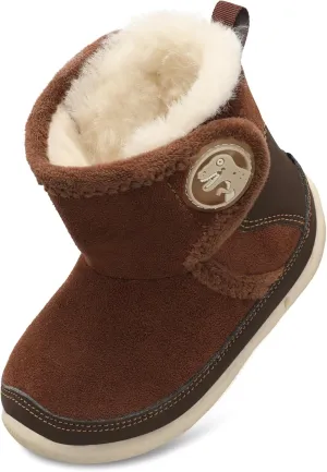 JIASUQI Baby Toddler Boots Warm Winter Boots Slippers for Toddler Boys Girls