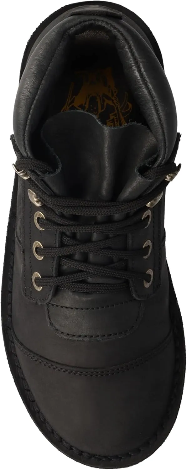 JIM GREEN Men's African Ranger Boots Lace-Up Water Resistant Full Grain Leather Work or Hiking Boot