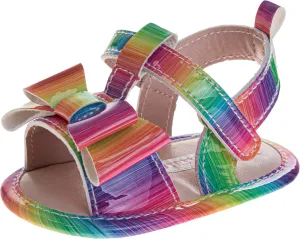 Josmo Baby Lightweight Sandals - Girls NewBorn SlipOn (Size 2-4 Infant)