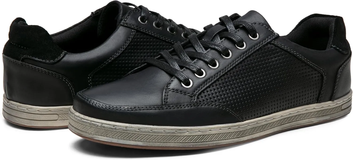Jousen Men's Fashion Sneakers Classic Retro Casual Shoes for Men Breathable Business Dress Sneaker