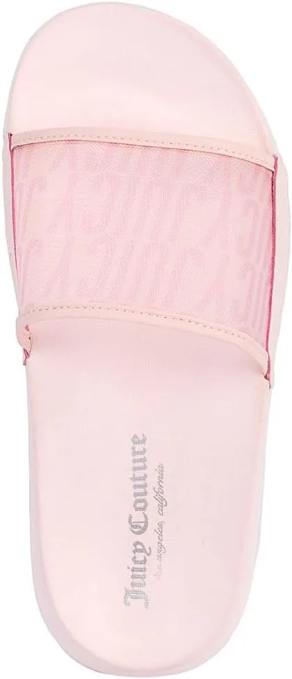 Juicy Couture Slide Sandals, Beach Flats for Women, Summer Shoes