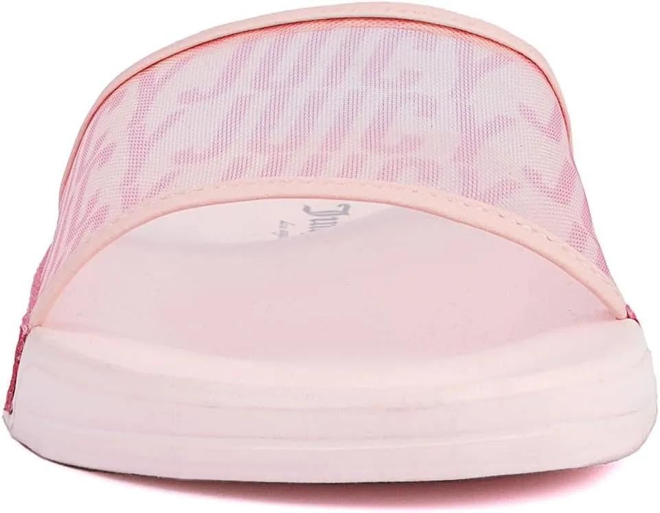 Juicy Couture Slide Sandals, Beach Flats for Women, Summer Shoes