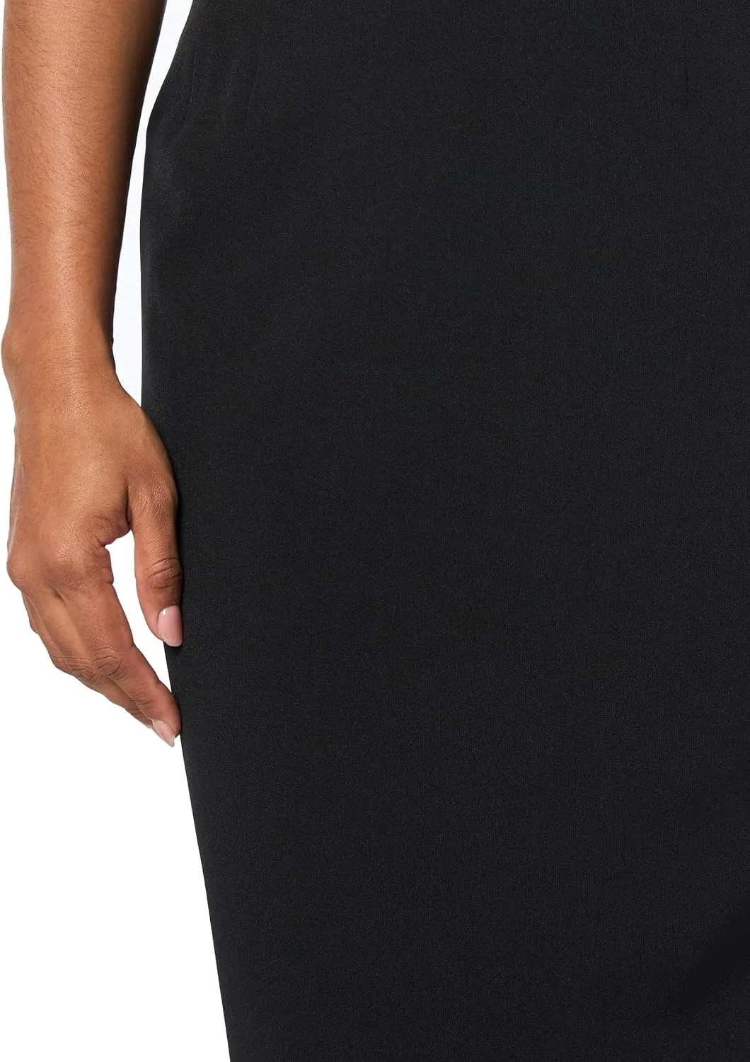 Kasper Women's Stretch Crepe Knee Length Pencil Skirt