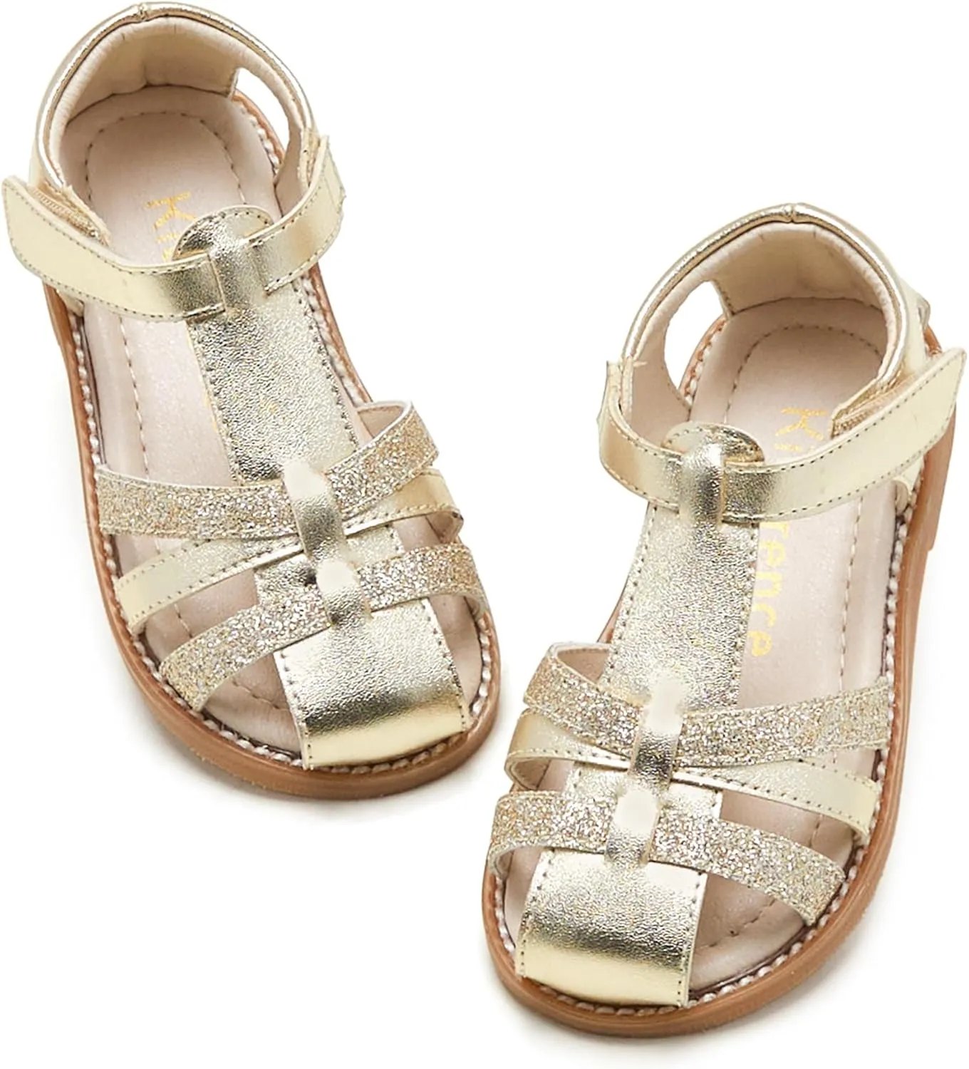 Kiderence Toddler Girls Sandals Little Girls Kids Summer Shoes Toddler Sandals