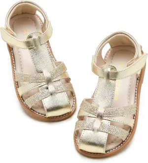 Kiderence Toddler Girls Sandals Little Girls Kids Summer Shoes Toddler Sandals