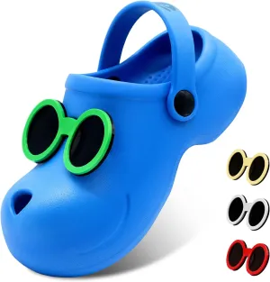 Kid's Girls Boys Clogs Slip on Garden Water Shoes Classic Slides Sandals with Arch Support Incredibly Light and Easy to Wear Stylish Cartoon Shower Beach Pool Slippers for Children