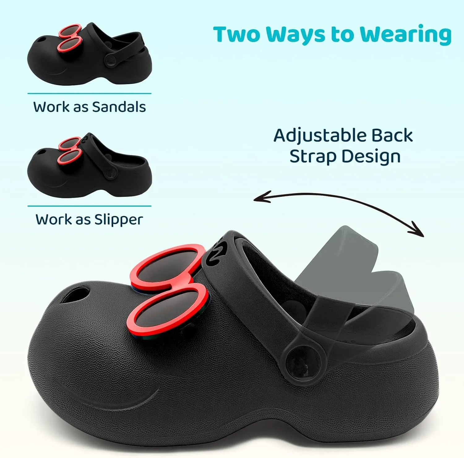 Kid's Girls Boys Clogs Slip on Garden Water Shoes Classic Slides Sandals with Arch Support Incredibly Light and Easy to Wear Stylish Cartoon Shower Beach Pool Slippers for Children