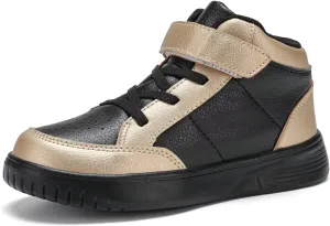 Kids Sneakers Boys Running Shoes Girls High Top Casual Lightweight Classic Adjustable Strap Sneakers