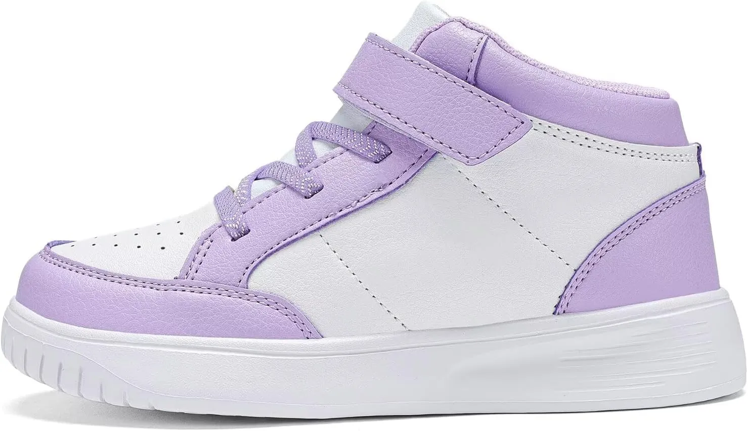 Kids Sneakers Boys Running Shoes Girls High Top Casual Lightweight Classic Adjustable Strap Sneakers