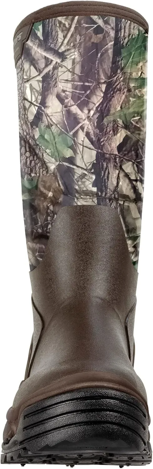 Korkers Men's Neo Storm Rubber Boots - Inuslated and Waterproof Multi-Season Mud Boots - Includes Interchangeable Ninety Degree Sole