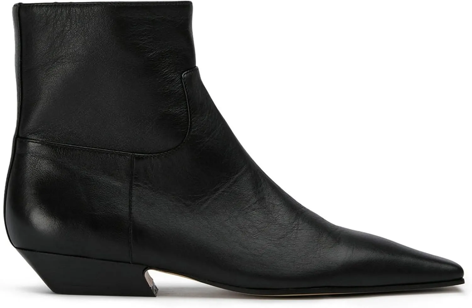 KysBloes Women Square Toe Ankle Boots Low Heel Booties Flats Winter Shoes Comfortable Side Zip Short Boots