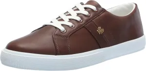 Lauren Ralph Lauren Women's Janson Ii Burnished Leather Sneakers