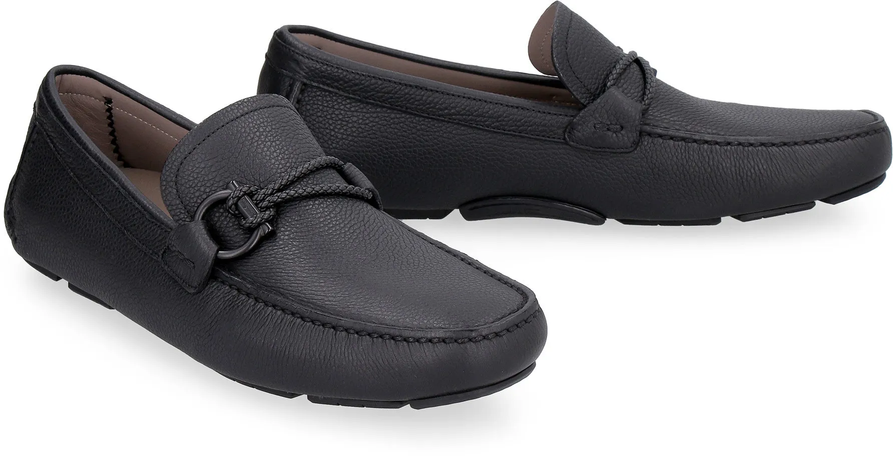 Leather loafers