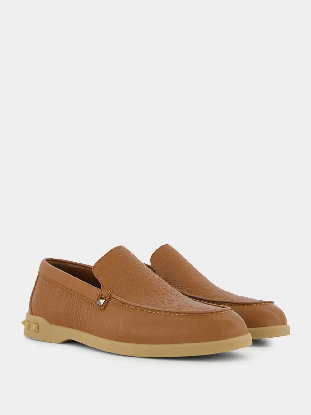 Leisure Flows Slip-On In Grainy Calfskin