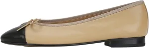 Loafers for Women Women’s Genuine Leather Round Toe Bow Ballet Flats Real Sheep Skin Low Heels Casual Shoes