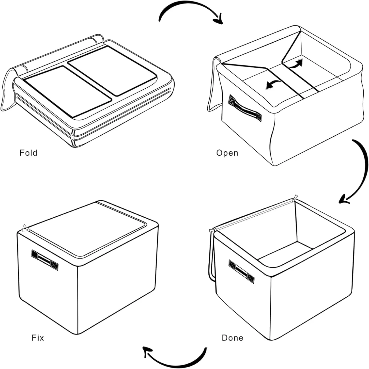 Loyal Dog Storage Bins with Zipper Lid Collapsible Storage Bags Closet Organizer Leather Handles Foldable Storage Baskets Boxes with Leather Handles for Nursery Bedroom Clothes Toy