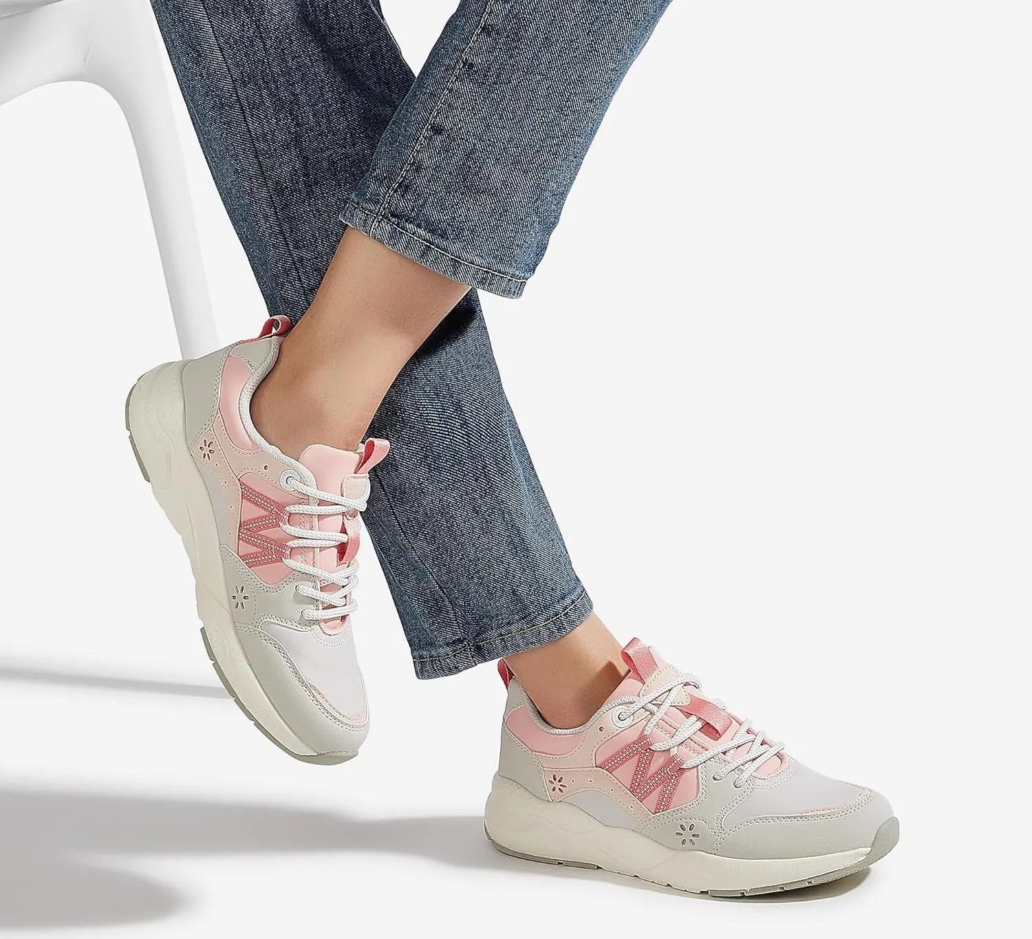 LUCKY STEP Women's Platform Fashion Sneakers Classic Casual Walking Shoes Running Trendy Travel Tennis Colorful Footwear