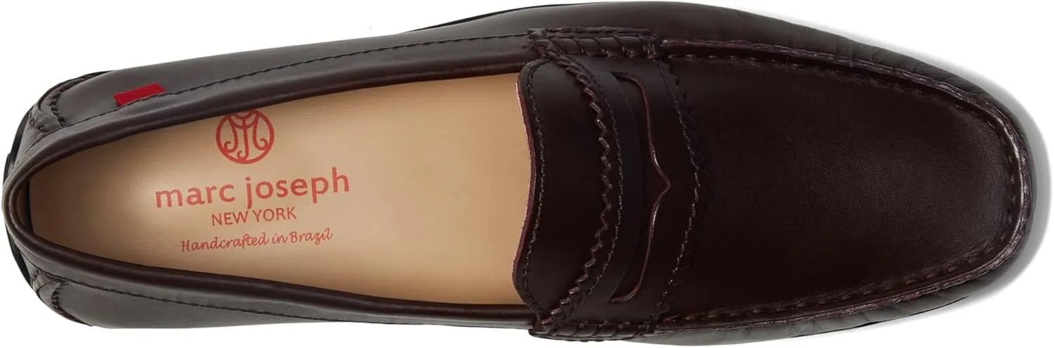 MARC JOSEPH NEW YORK Men's Leather Made in Brazil Union Street 2.0 Penny Driving Loafer
