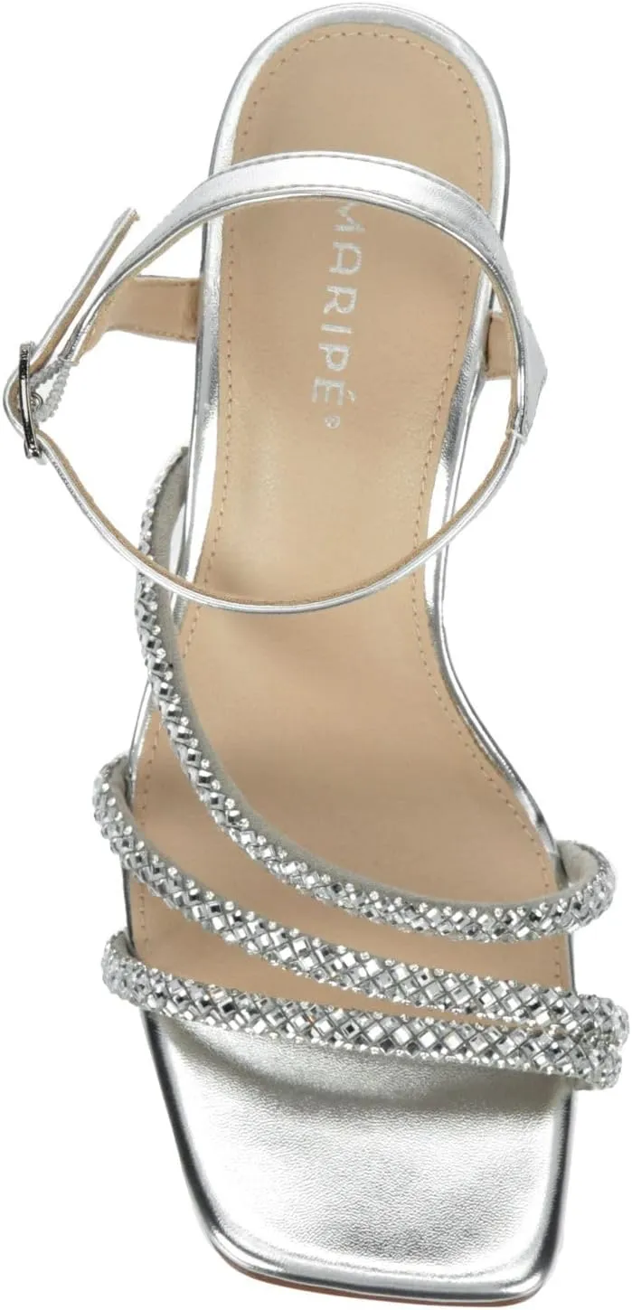 Maripe Nadia - Women's Open Toe Strappy Slingback Kitten Heel Dressy Sandals