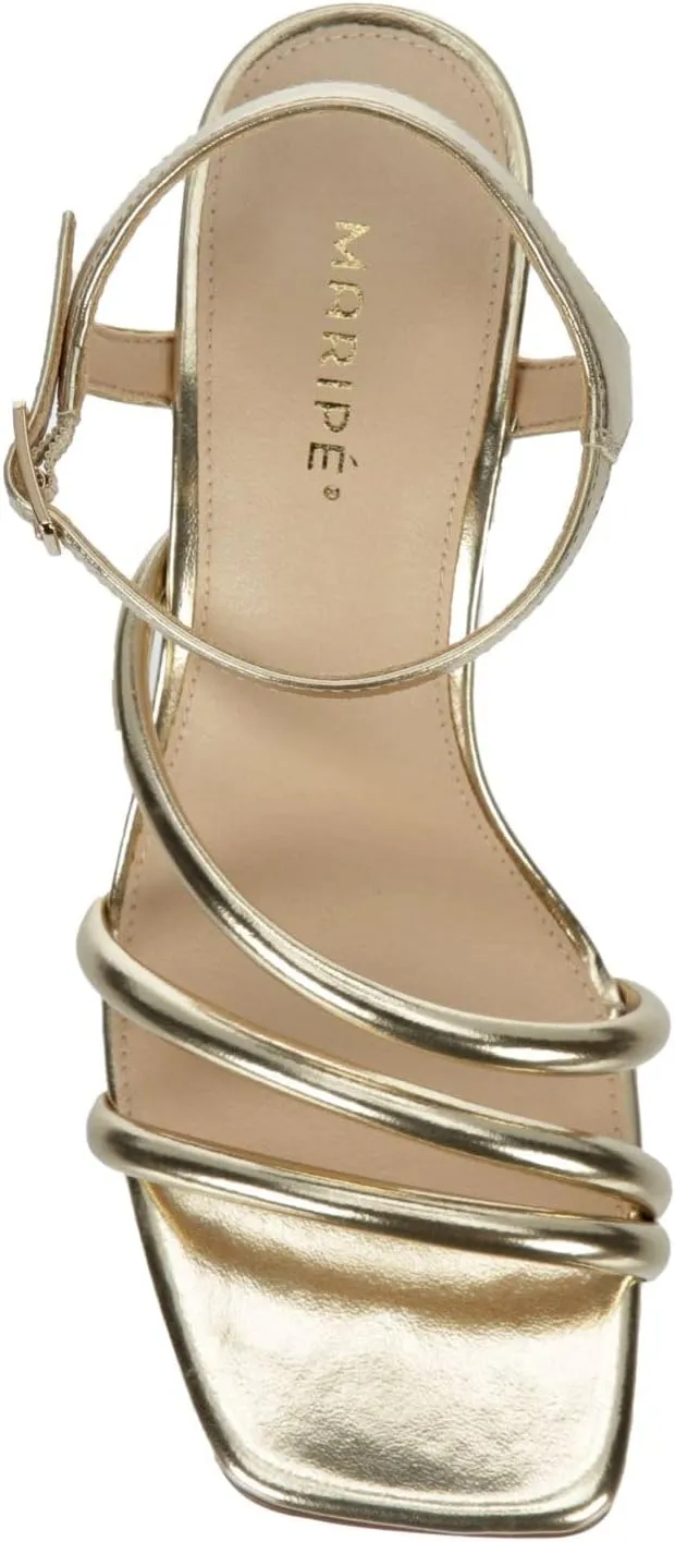 Maripe Nadia - Women's Open Toe Strappy Slingback Kitten Heel Dressy Sandals