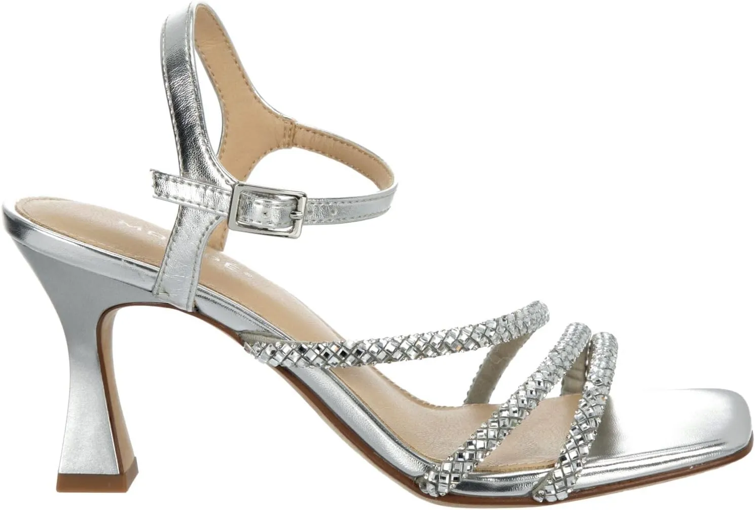 Maripe Nadia - Women's Open Toe Strappy Slingback Kitten Heel Dressy Sandals