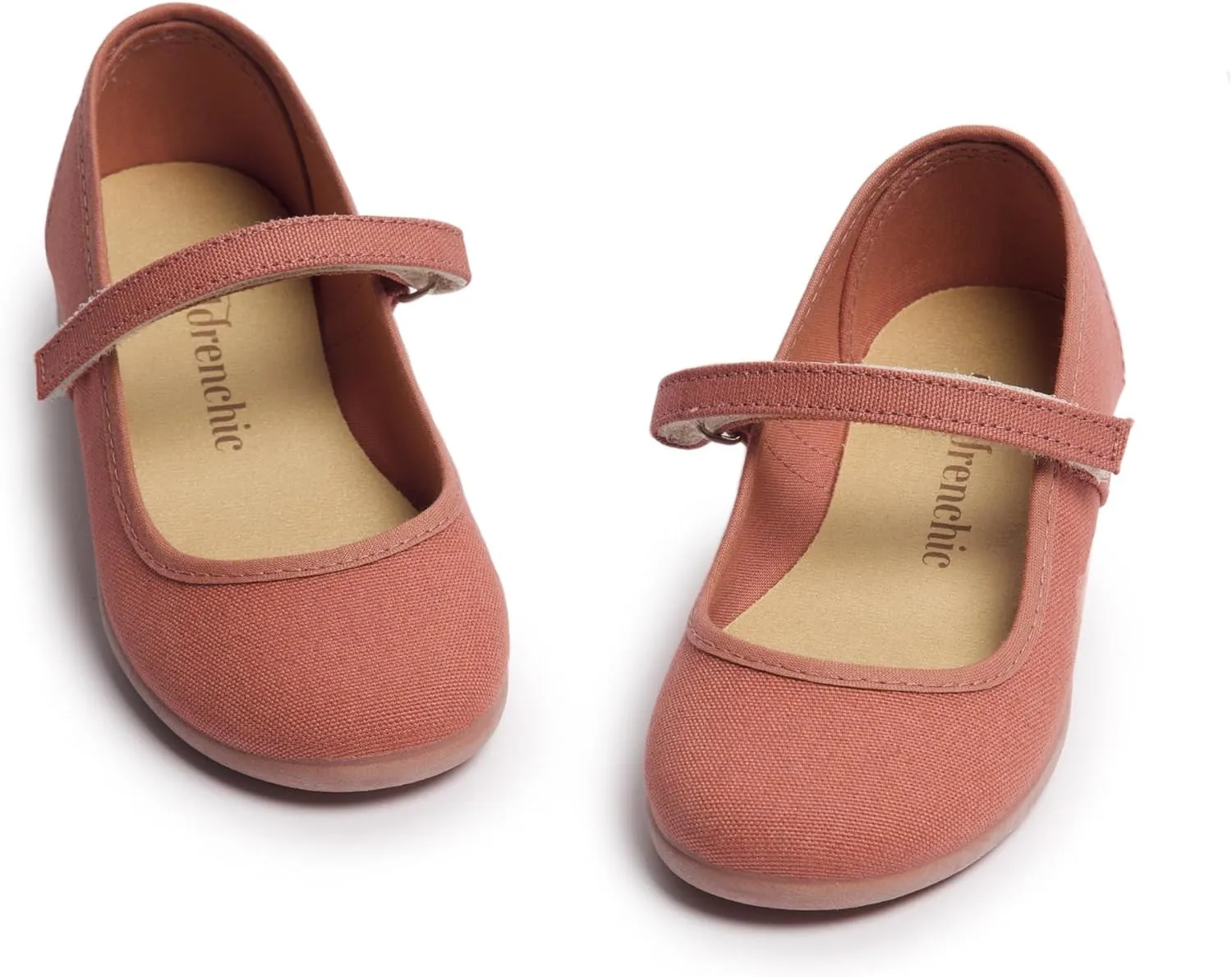 Mary Jane Shoes for Girls – Classic & Comfortable Dress Shoes for Toddlers & Kids – Perfect Flats for School, Play, and Special Occasions (Canvas)