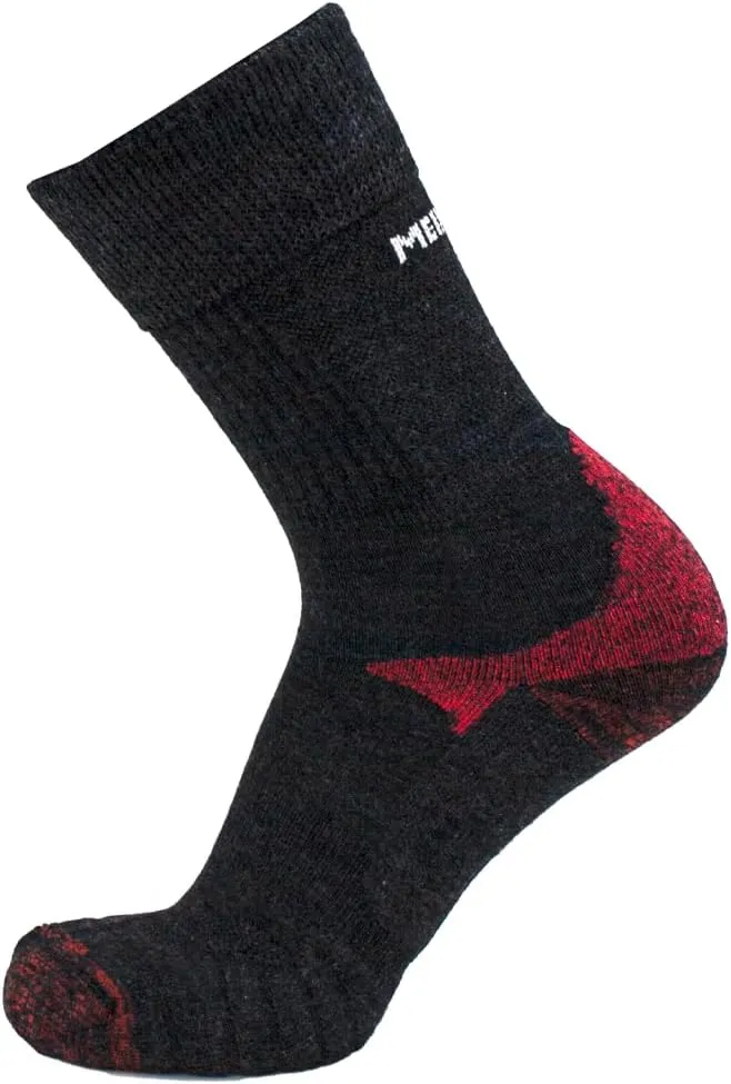 Meindl Men's MT7 Mid-Weight Merino Wool Boot Socks | Hiking | Trekking | Mountaineering | Made in Italy