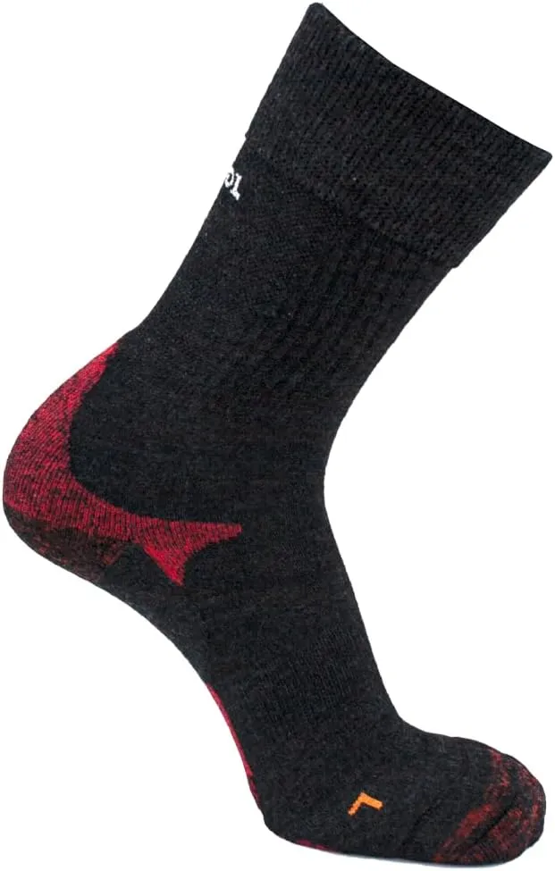 Meindl Men's MT7 Mid-Weight Merino Wool Boot Socks | Hiking | Trekking | Mountaineering | Made in Italy