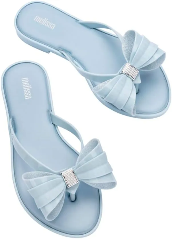 Melissa Slim V Women's Flip Flops- Jelly Flip Flops for Women, Slip on Women's Sandals, Women's Summer Fashion, Adult Jellies