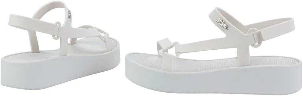 Melissa Sun Downtown Platform Sandals - Fashion Sandals for Women - Versatile Summer Sandals - Beach to Dinner Style - Bubblegum Scented Sole