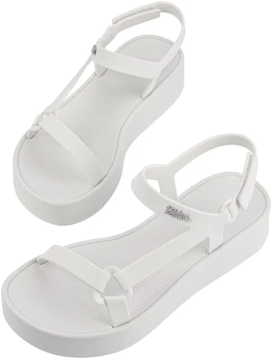 Melissa Sun Downtown Platform Sandals - Fashion Sandals for Women - Versatile Summer Sandals - Beach to Dinner Style - Bubblegum Scented Sole