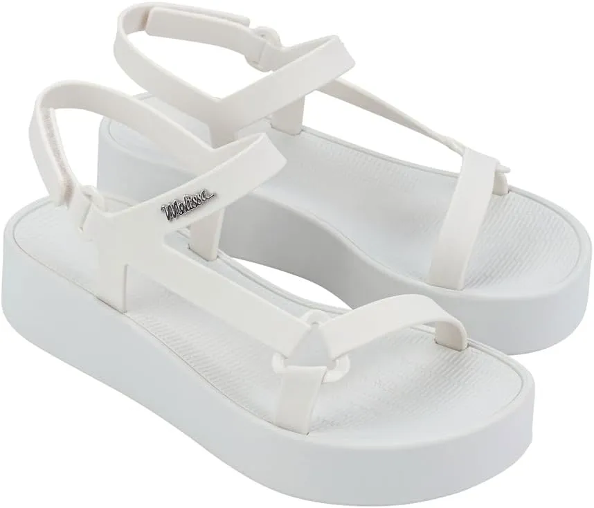 Melissa Sun Downtown Platform Sandals - Fashion Sandals for Women - Versatile Summer Sandals - Beach to Dinner Style - Bubblegum Scented Sole