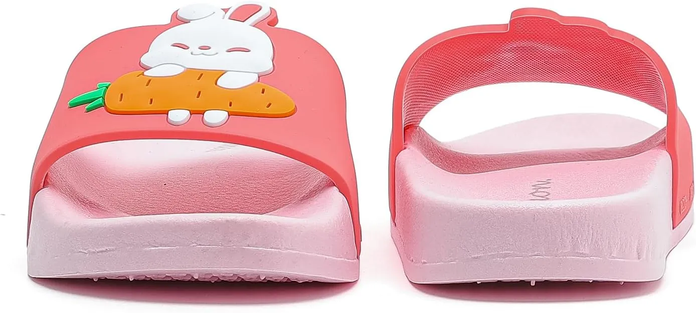MEMON Toddler Little Kids Dinosaur Beach/Pool/Shower Slides/Anti-Skid Home Bath Slippers/Cute Summer Outdoor Shoes for Girls and Boys