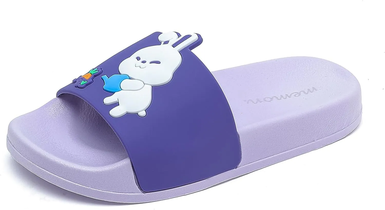 MEMON Toddler Little Kids Dinosaur Beach/Pool/Shower Slides/Anti-Skid Home Bath Slippers/Cute Summer Outdoor Shoes for Girls and Boys