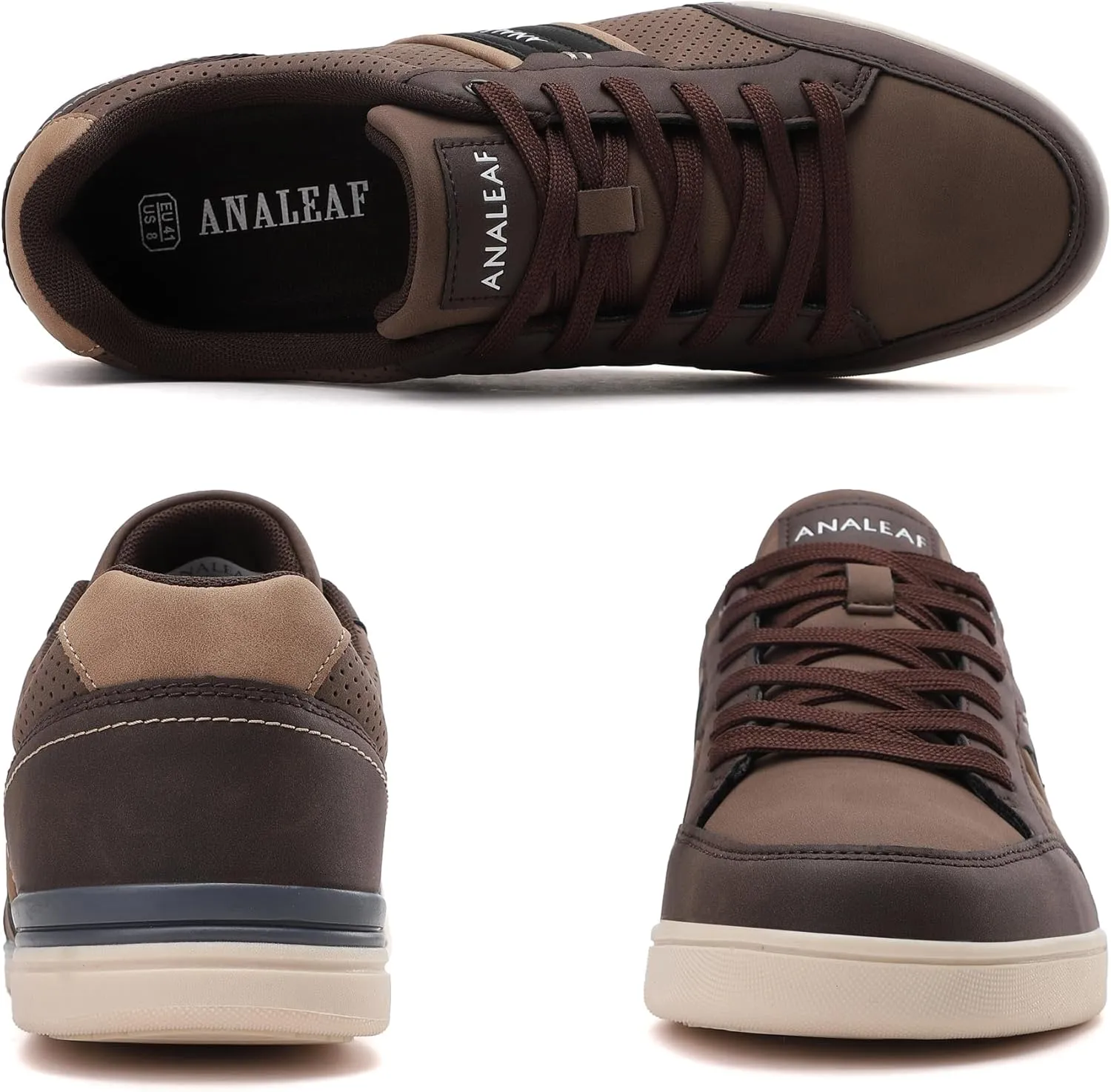 Mens Casual Shoes Classic Fashion Sneakers Lace-up Walking Shoes