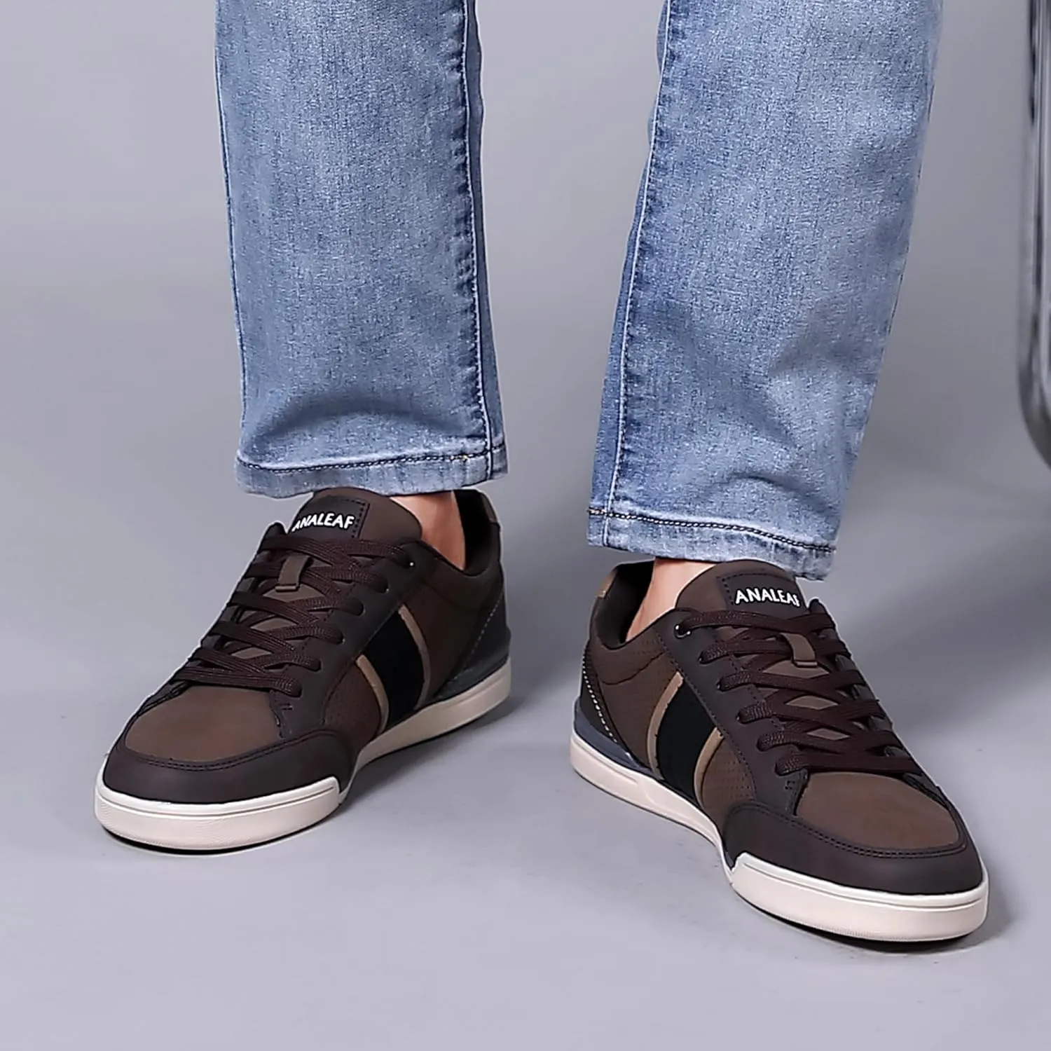 Mens Casual Shoes Classic Fashion Sneakers Lace-up Walking Shoes