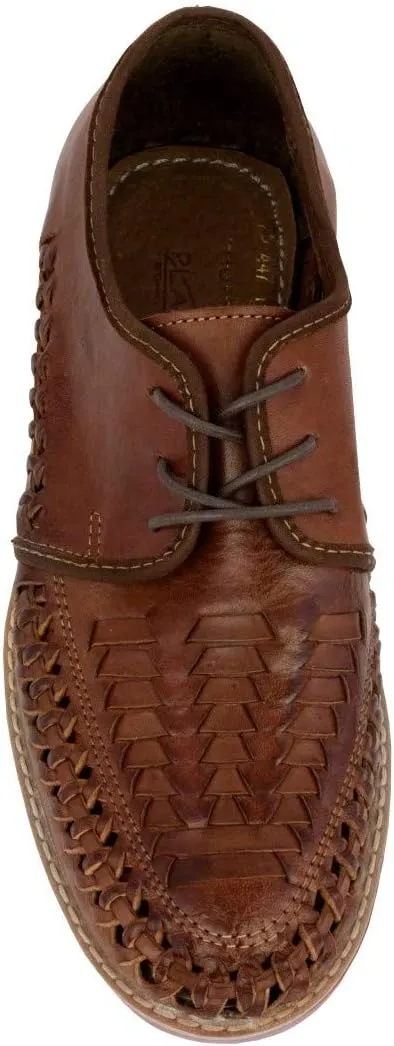 Men's Chedron Authentic Mexican Laced Huaraches Lace Up Sandals Closed Toe