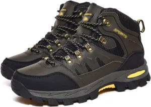 Men's Hiking Shoes, High Top, Outdoor, Camping, Open Air, Mountain Climbing, Hiking (Color : Army Green, Size : 11)