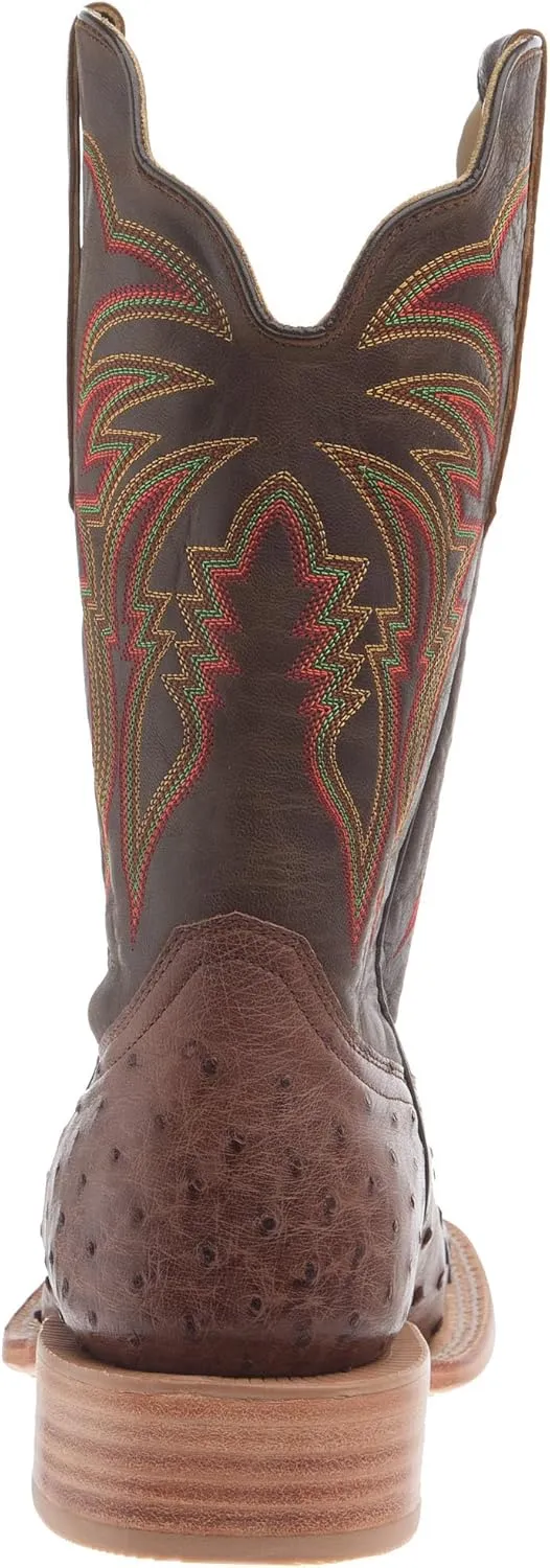 Men`s Kango Tobac Full Quill Ostrich Vamp 11In Tuscany Meil Top